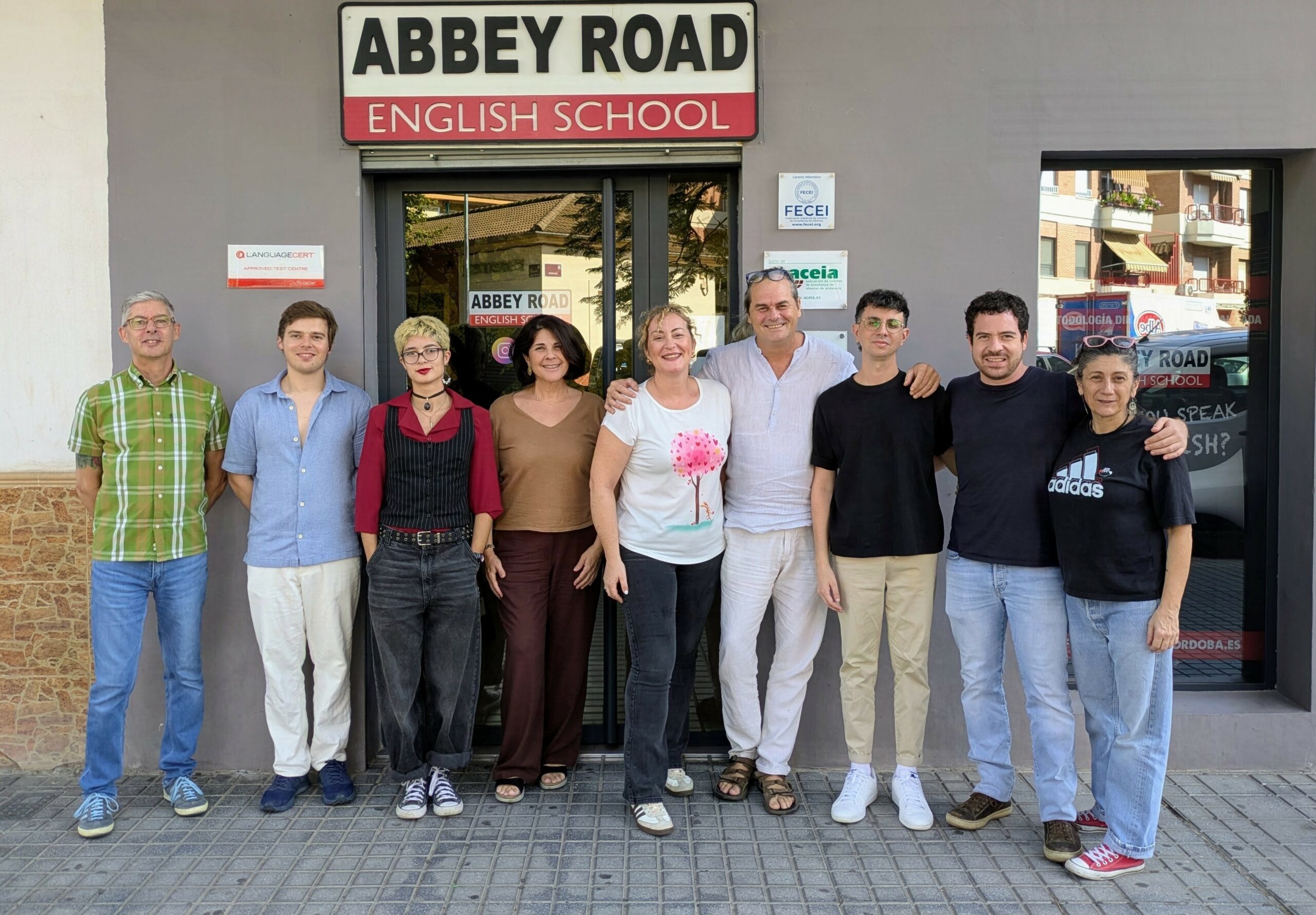 Equipo de Abbey Road English School en Córdoba